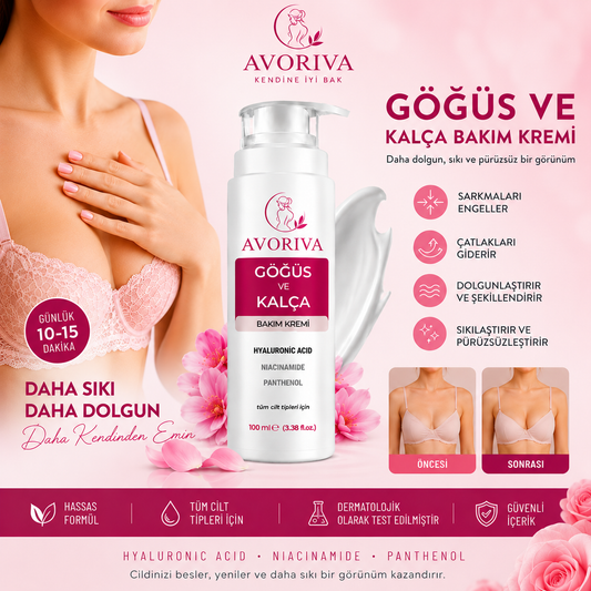 AVORIVA Göğüs ve Kalça Bakım Kremi